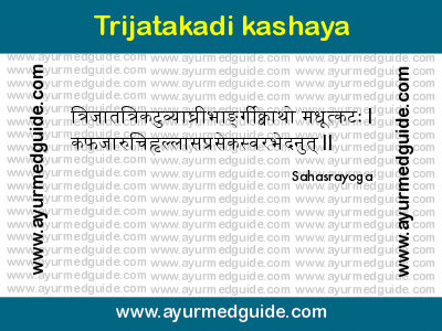 trijatakadi-kashaya